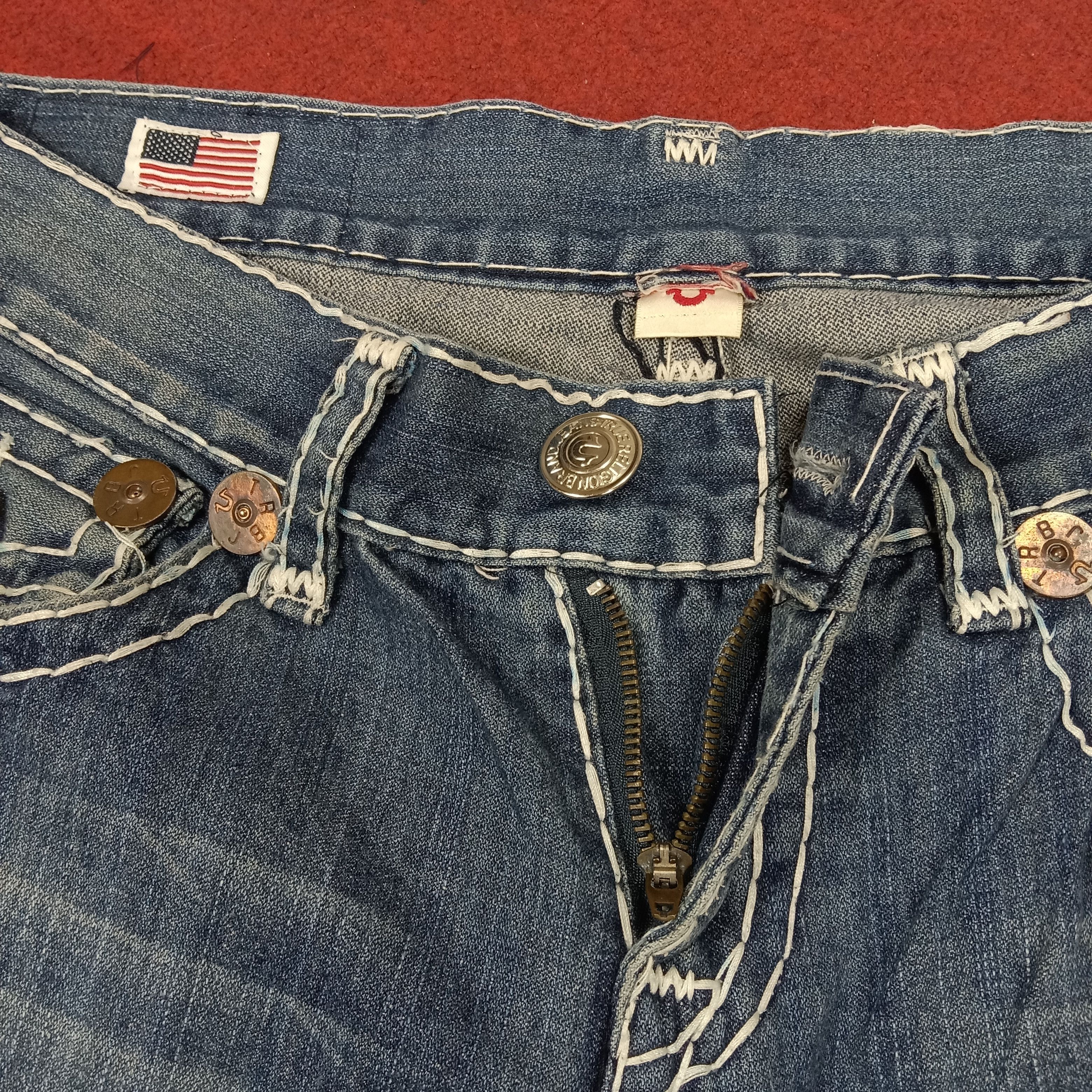 Vintage True Religion Jeans Streetwear Fashion Style Size US 34 / EU 50 - 12 Thumbnail