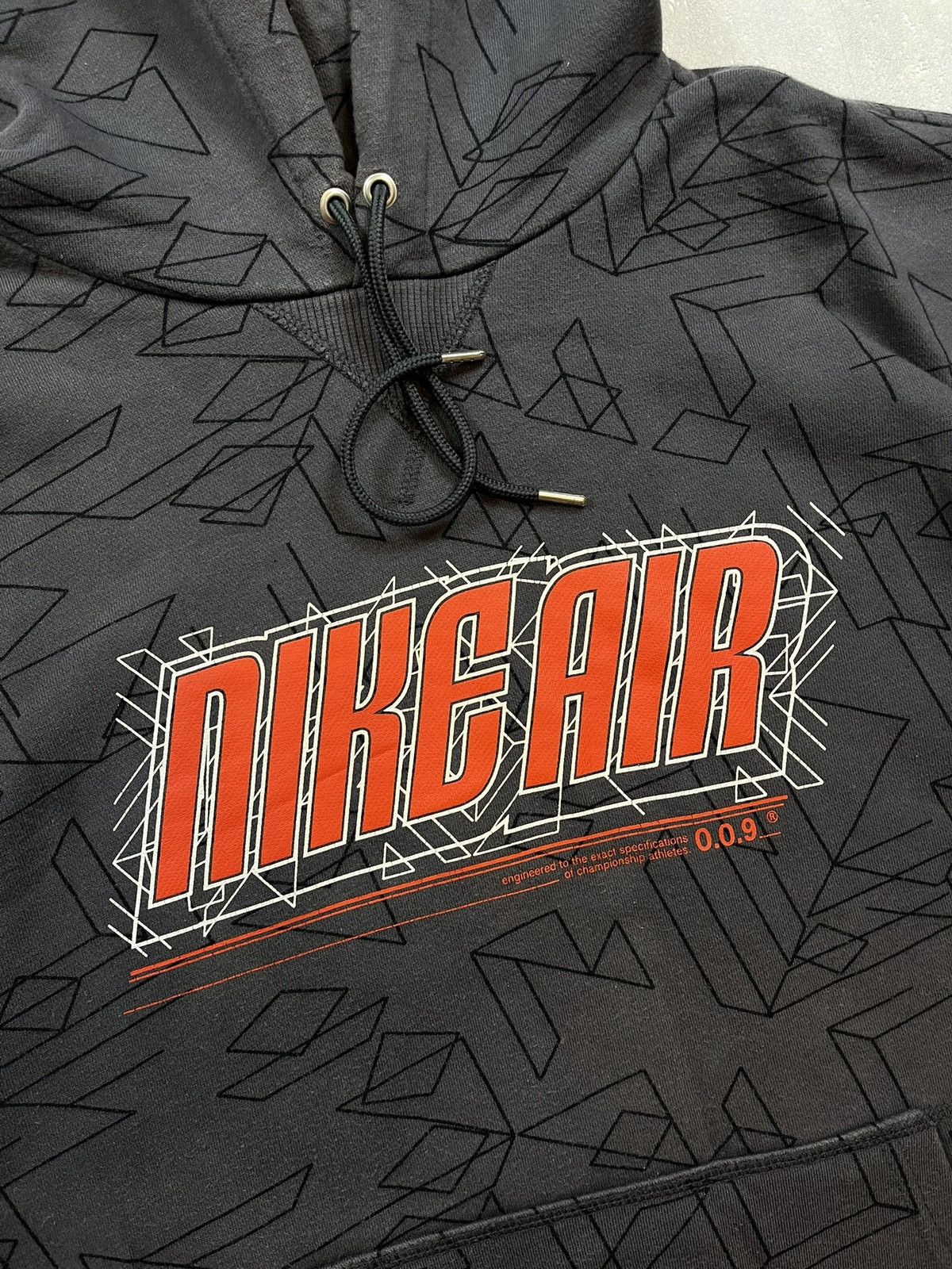 Nike × Vintage 00s Nike Air Big Logo Vintage Y2K Oversized Retro Hoodie Size US M / EU 48-50 / 2 - 2 Thumbnail