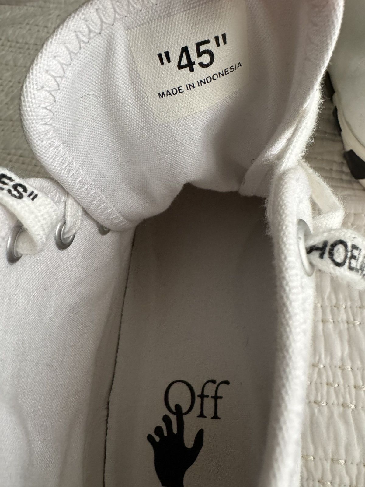 Off-White Off White Vulcanized High Top Sneakers Size US 11.5 / EU 44-45 - 6 Thumbnail