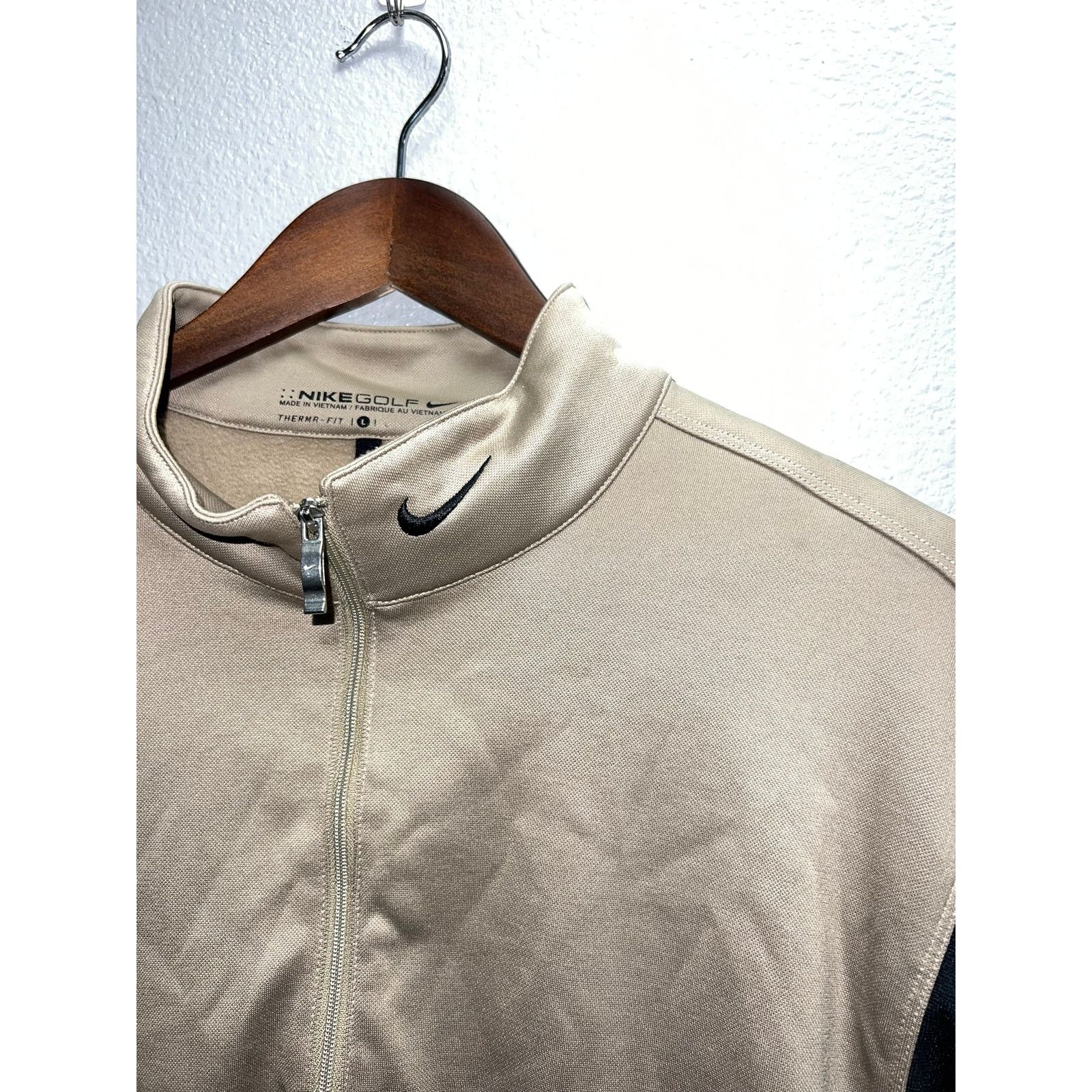 Nike Nike Golf 1/4 Zip Jacket Golfing Gold Therma-Fit Active L Size US L / EU 52-54 / 3 - 2 Thumbnail