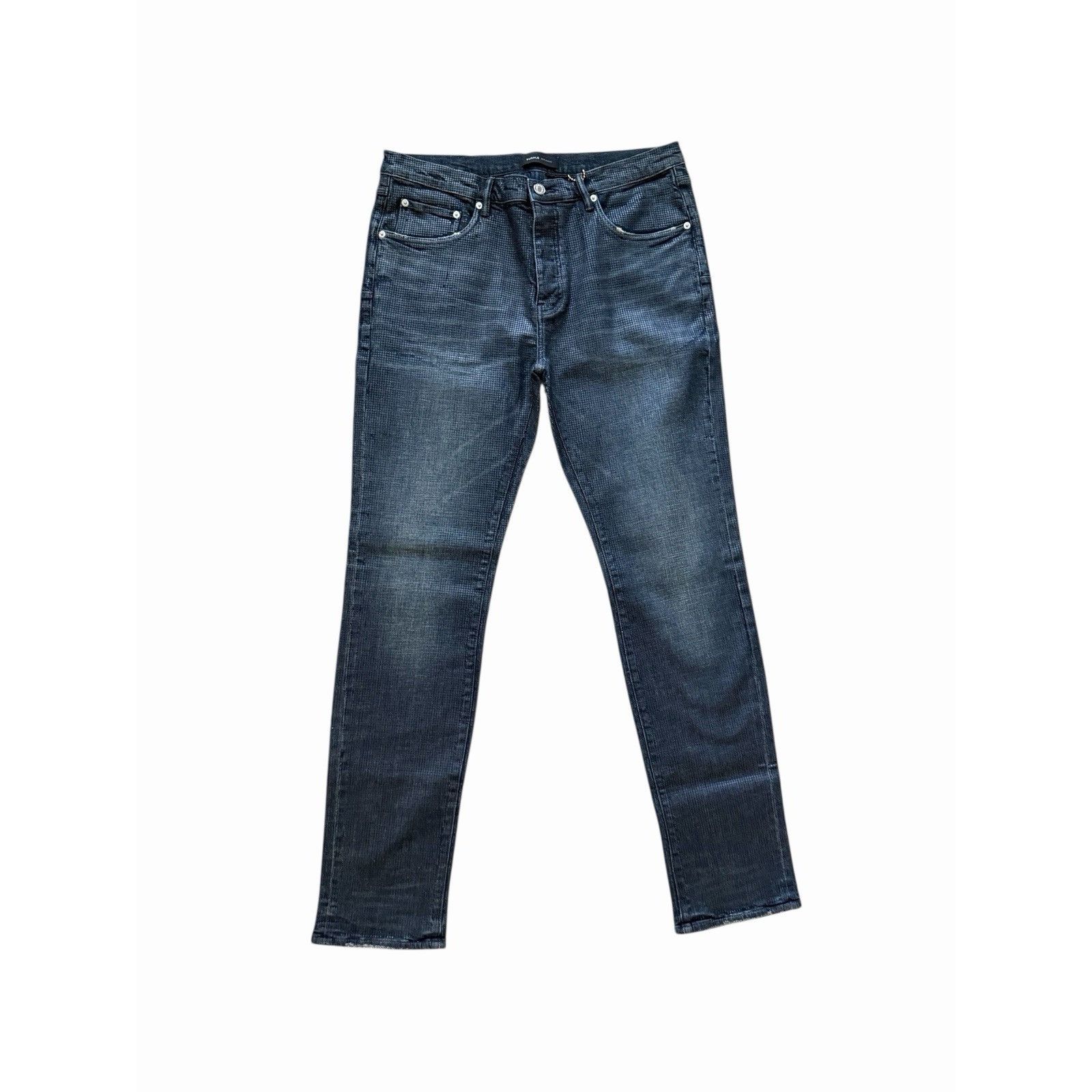 Purple Brand Purple Brand Jeans Mens Tiled Overlay Skinny P001 Size 32/32 Size US 32 / EU 48 - 2 Thumbnail