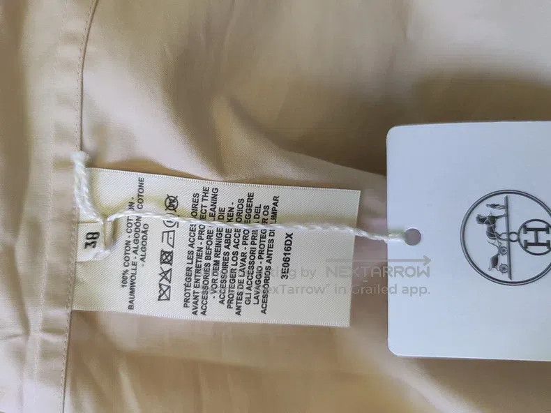 Hermes Hermes Apricot shirt jacket Size XS / US 0-2 / IT 36-38 - 4 Thumbnail