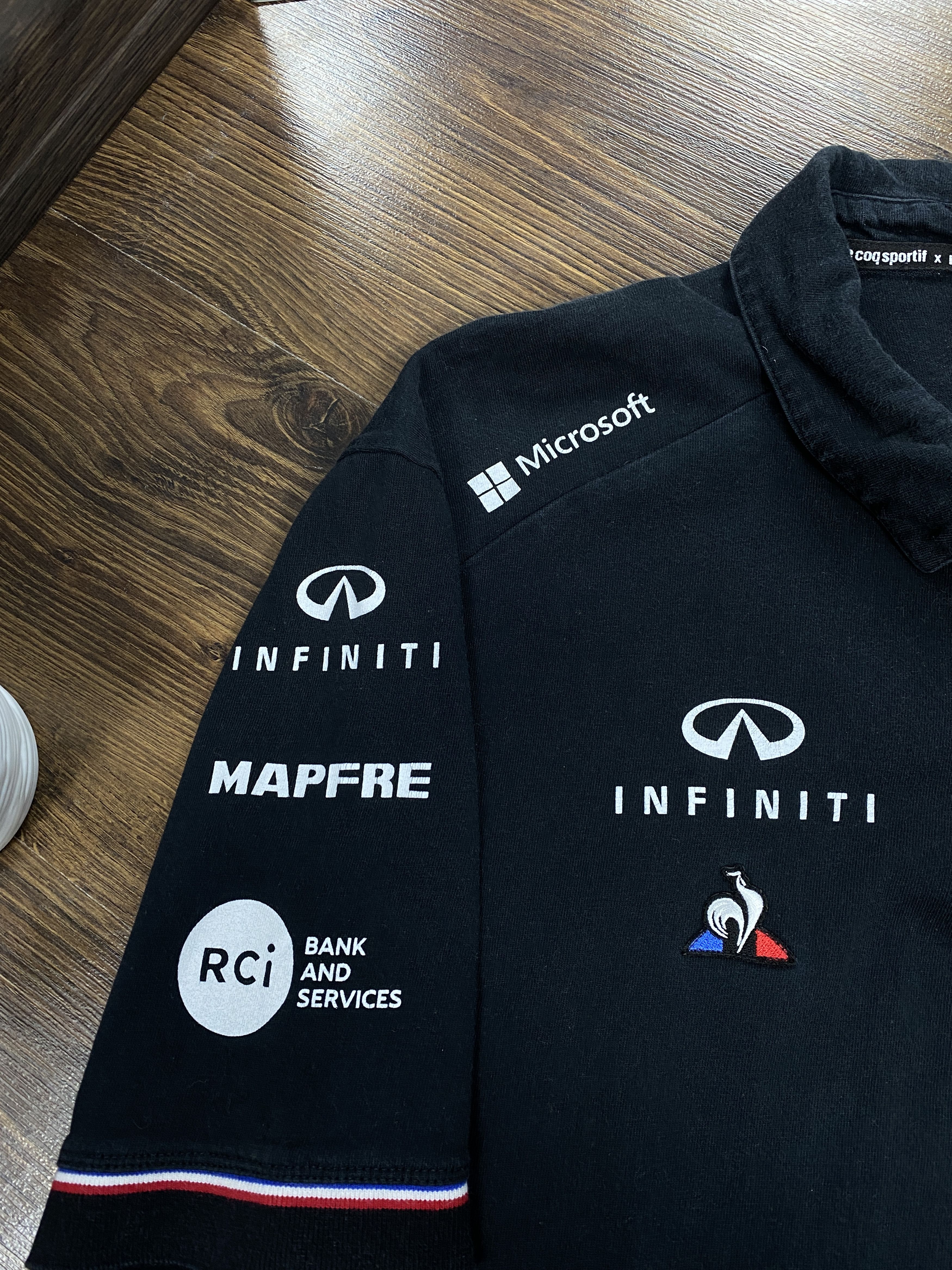 Le Coq Sportif × Vintage Le Coq Sportif Infinity Renault F1 Team vintage polo shirt Size US XXL / EU 58 / 5 - 4 Thumbnail