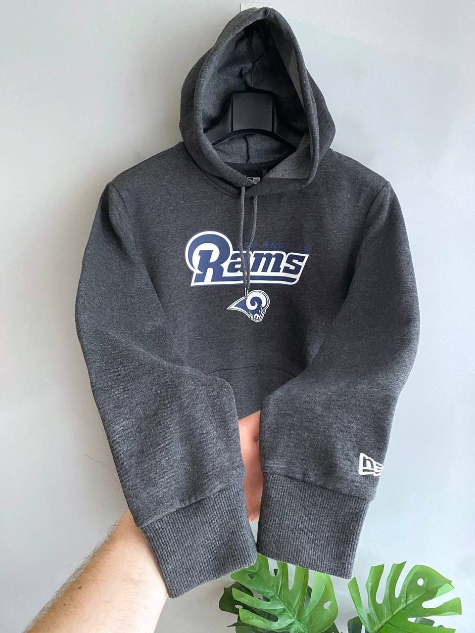 New Era New Era NFL Los Angeles Rams Team Gray Hoodie, Size S Size US S / EU 44-46 / 1 - 7 Thumbnail