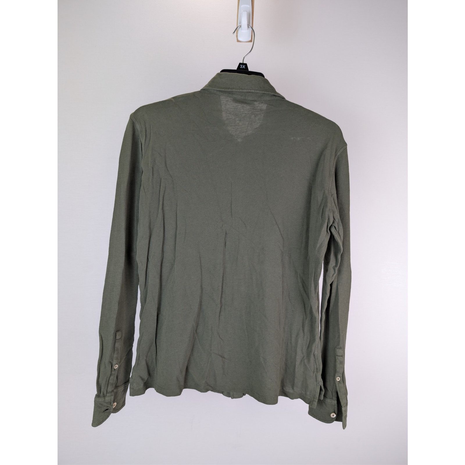 Boglioli o1rshd1 CC20 Cotton French Collar Shirt in Dark Green Size US S / EU 44-46 / 1 - 10 Thumbnail