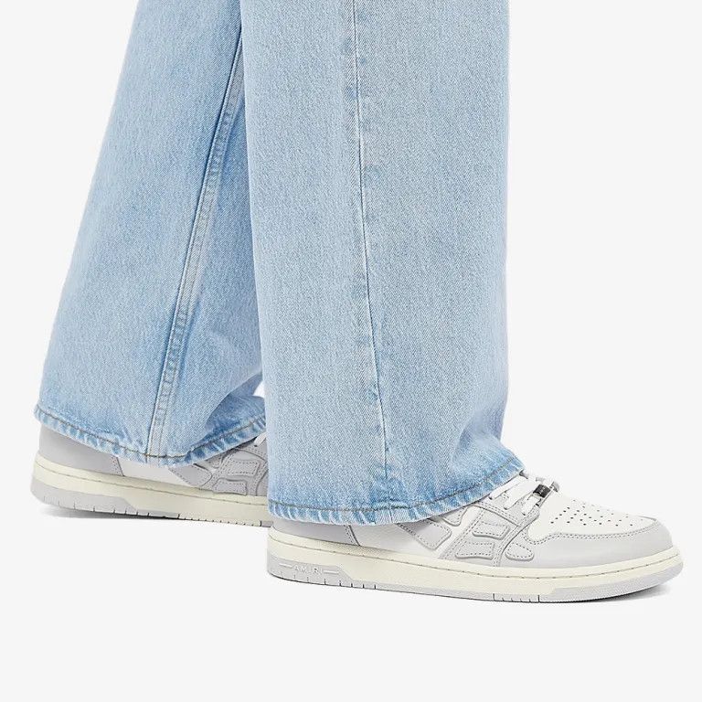 Amiri o1gr1nt0824 Skel Top Hi Sneakers in Grey Size US 10 / IT 40 - 5 Thumbnail