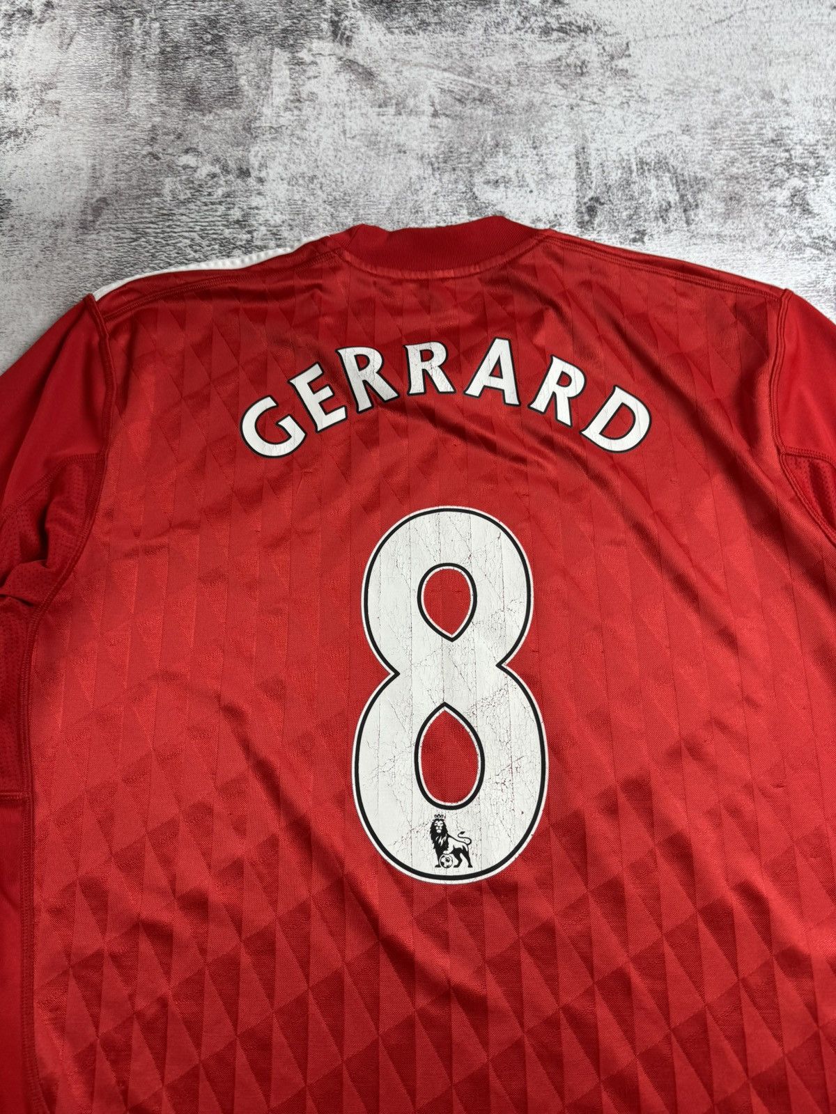 Adidas LIVERPOOL VINTAGE Red 2020/2012 Gerrard Adidas Soccer Football Shirt Jersey Kit Size US L / EU 52-54 / 3 - 22 Thumbnail