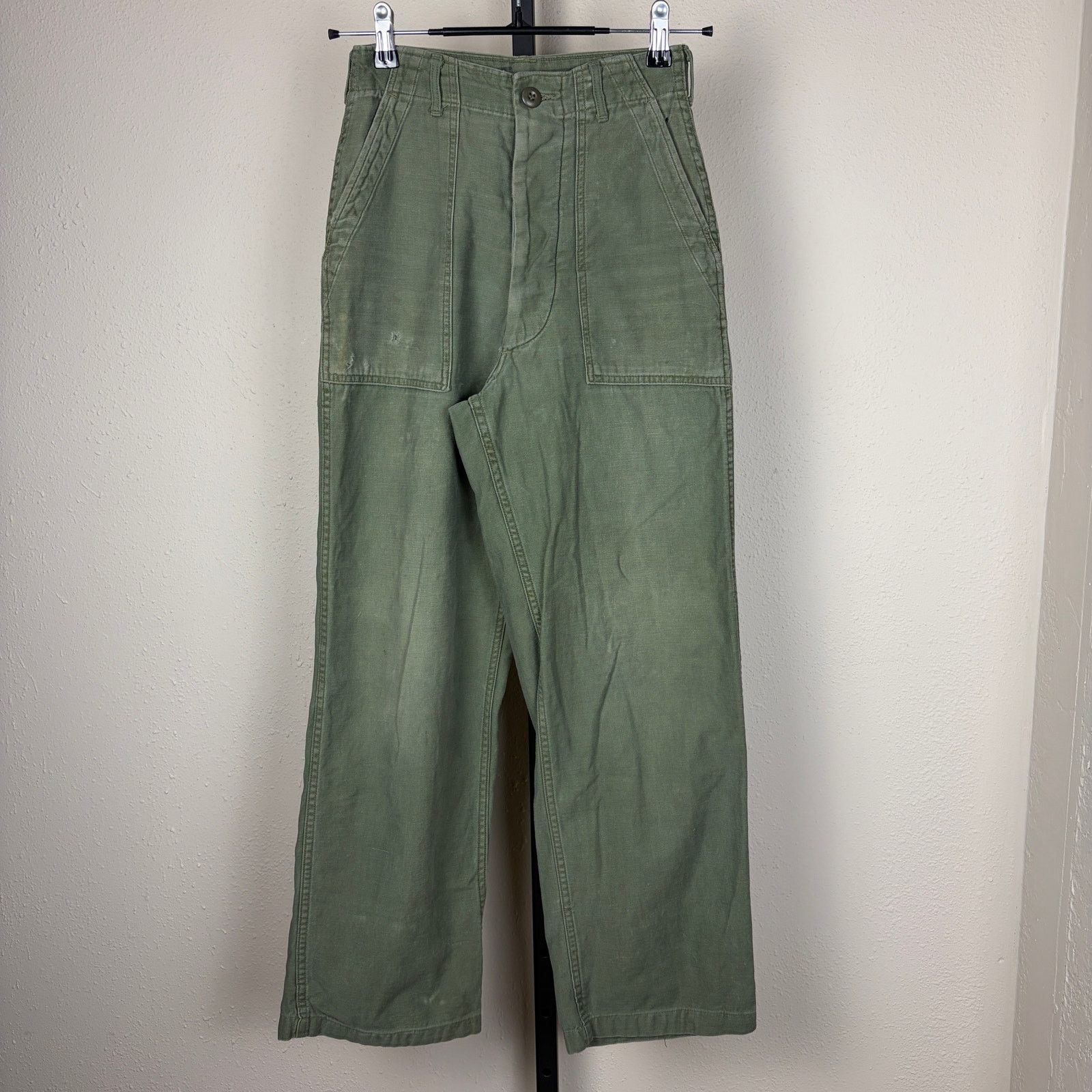 Other VTG Military Fatigue OG107 Button Fly Army Sateen Sz24 Pants Size US 26 / EU 42 - 1 Thumbnail