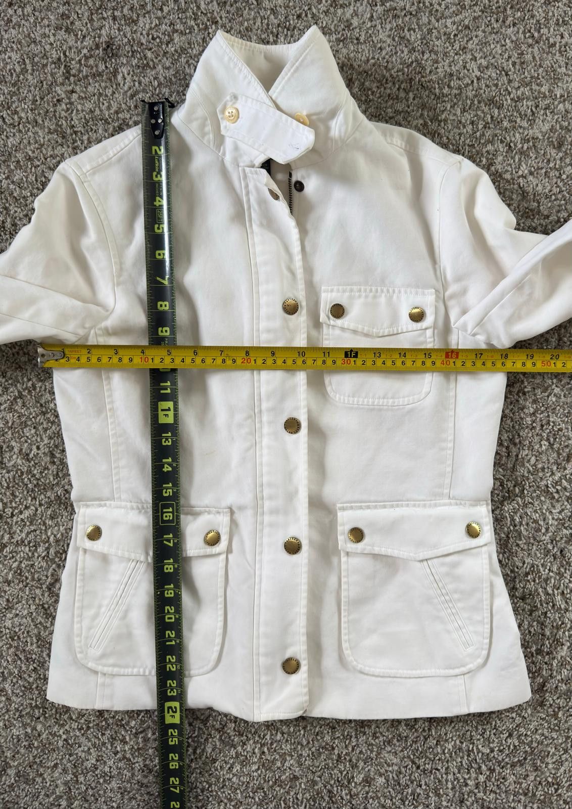 Lauren Ralph Lauren Vintage Lauren Ralph Lauren White Utility Jacket - Women's S Size S / US 4 / IT 40 - 7 Thumbnail