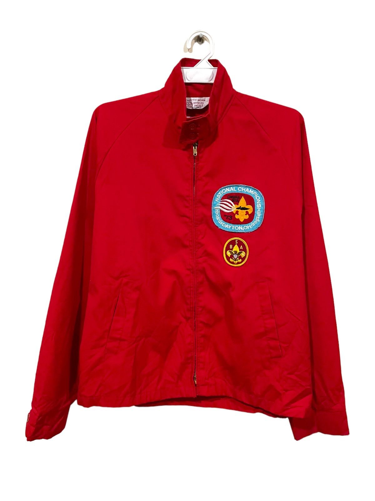 Vintage 1973' OMBRA BSA Official Jacket Boy Scout USA Talon Zipper Size US L / EU 52-54 / 3 - 3 Thumbnail