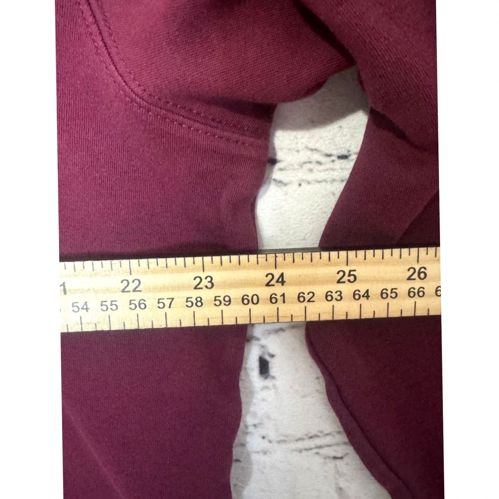 Vintage Saddlebred Shirt Mens XL Red Burgundy Mock Neck Long Sleeve Cotton Size US XL / EU 56 / 4 - 3 Thumbnail