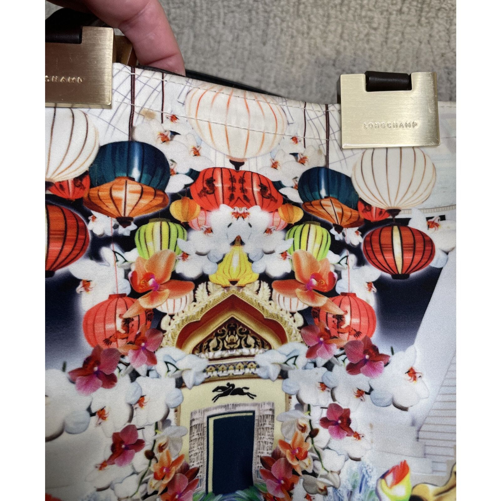 Longchamp Longchamp Mary Katrantzou East Meets West Handbag Tote Size ONE SIZE - 12 Thumbnail