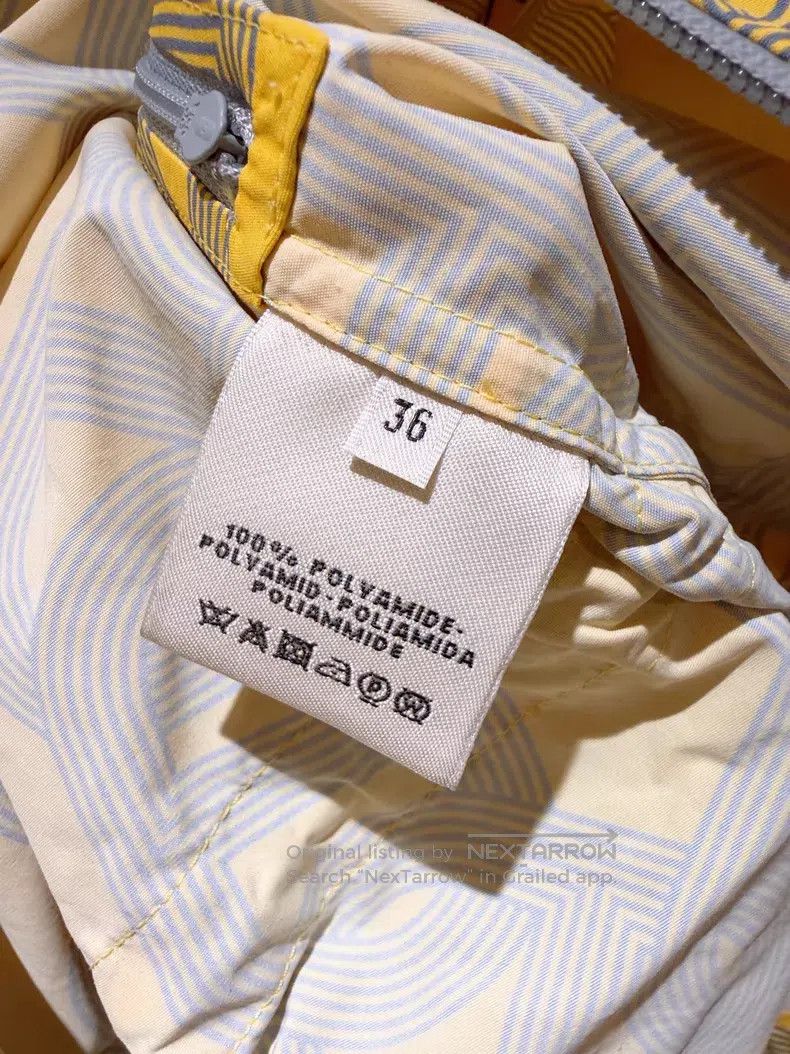 Hermes Hermes Pig Nose Hooded Windbreaker Yellow Size XS / US 0-2 / IT 36-38 - 9 Thumbnail