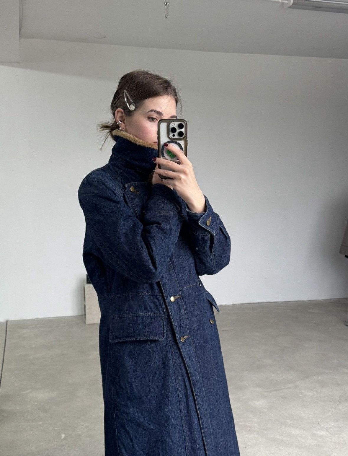 Vintage Vintage Denim 00’ napoleon Coat Size M / US 6-8 / IT 42-44 - 6 Thumbnail