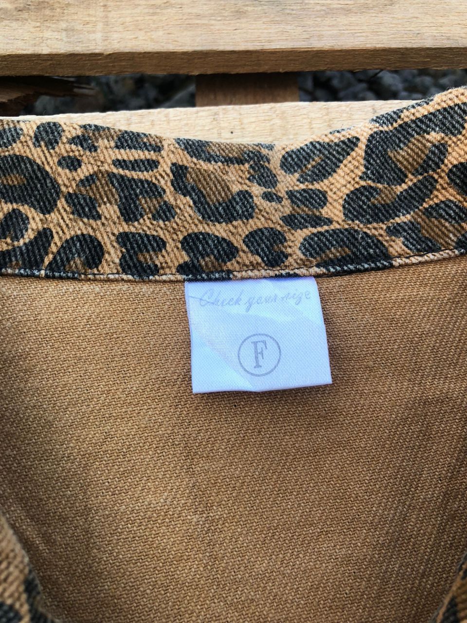 Other Vintage Denim Jacket Leopard Design Size US L / EU 52-54 / 3 - 3 Thumbnail