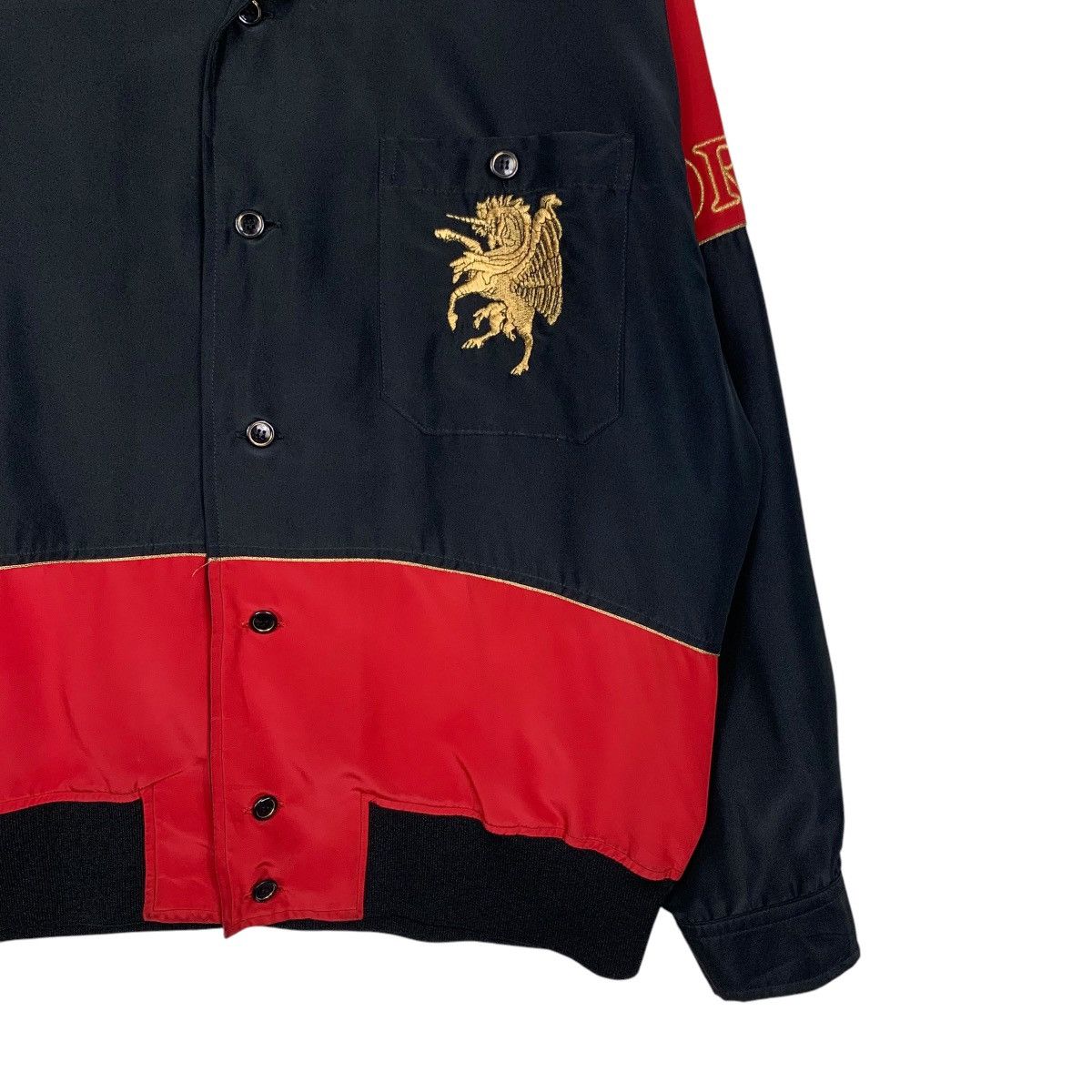 Japanese Brand NEW ENGLAND Embroidery Big Logo Button Jacket #2035-C88 Size US L / EU 52-54 / 3 - 6 Thumbnail