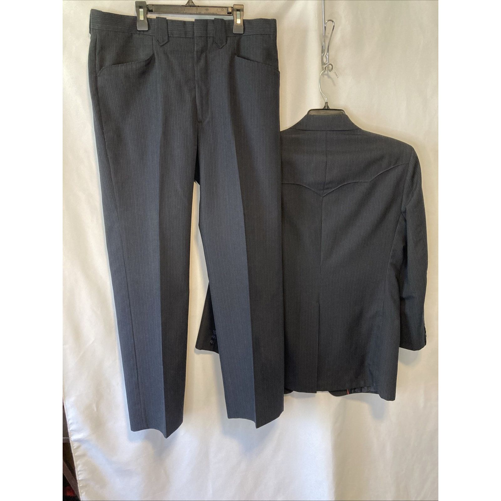 Panhandle Slim Panhandle Slim 70s 2 Pc Western Suit Blazer 40R Cowboy USA Size 40R - 12 Thumbnail