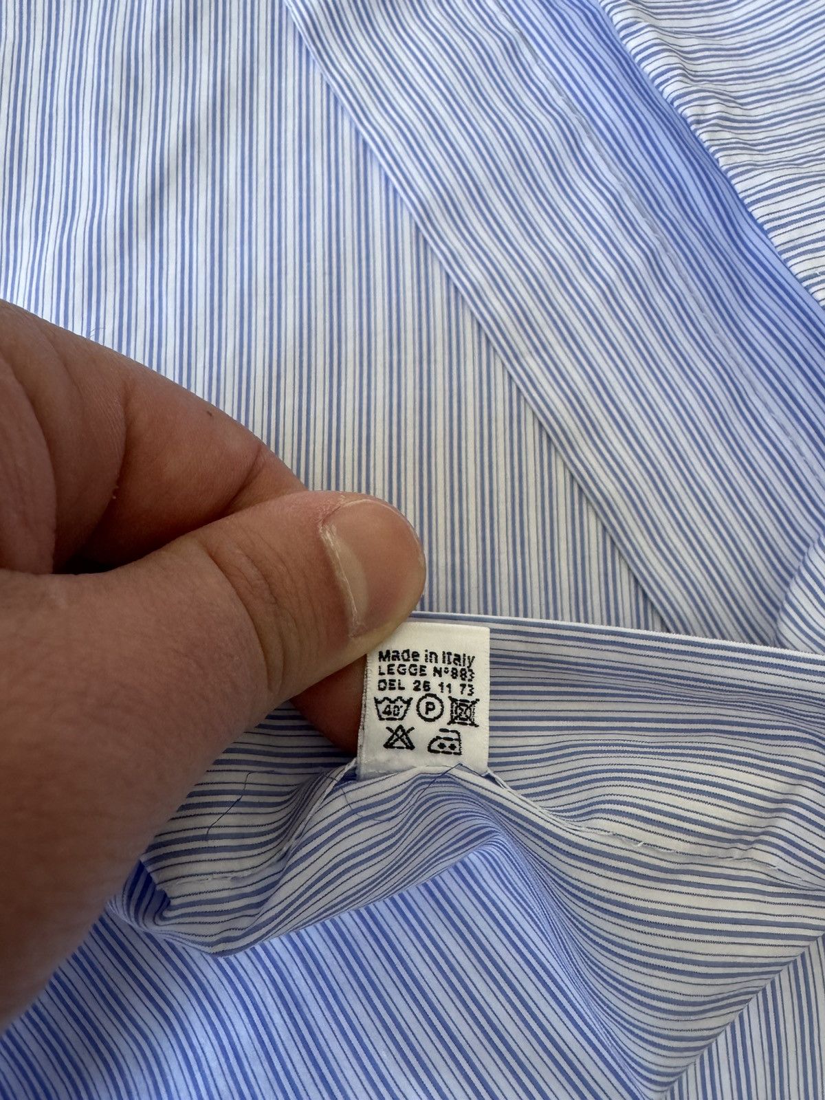 Kiton Kiton Striped Button Up Shirt Size US L / EU 52-54 / 3 - 8 Thumbnail