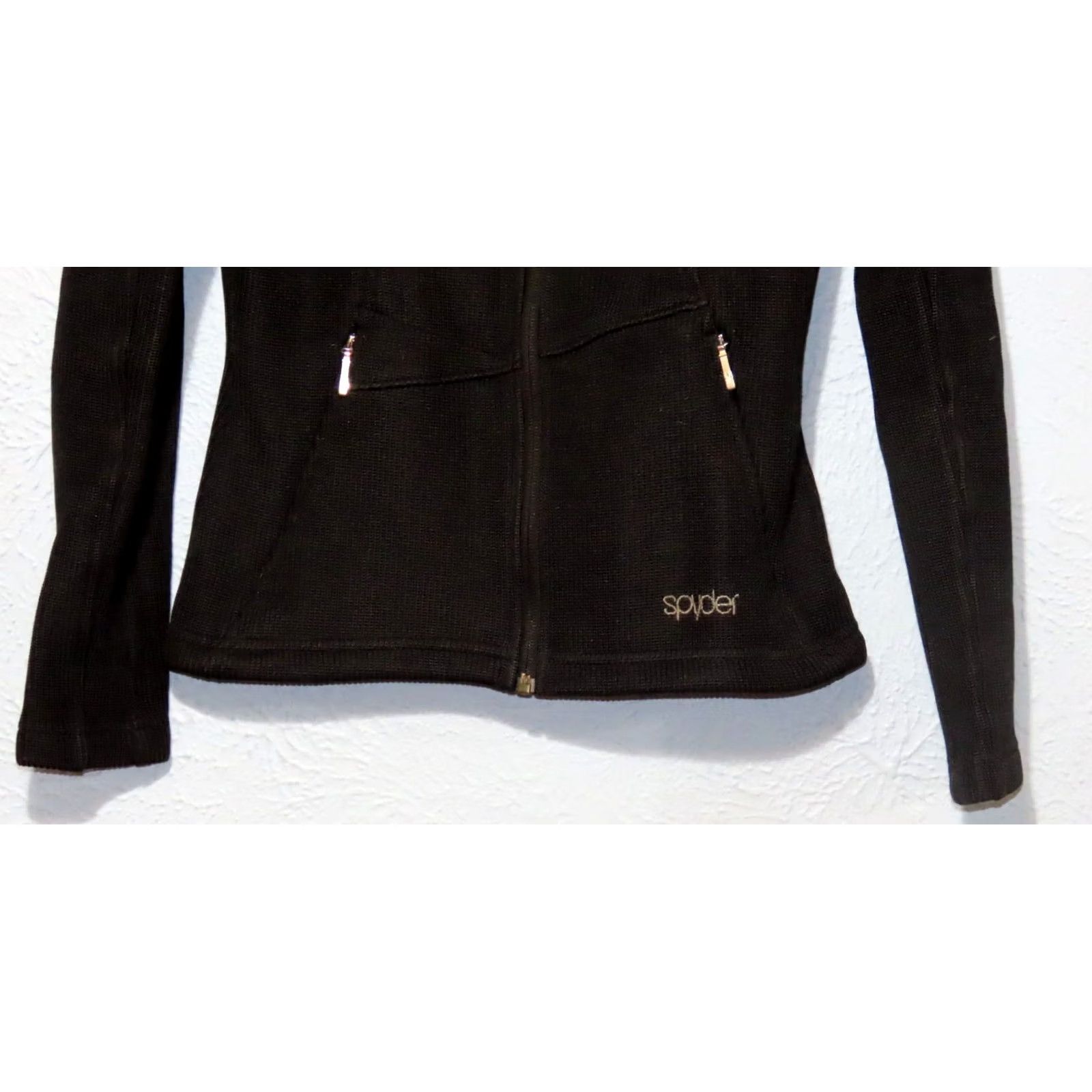 Spyder Spyder Jacket Women S Full Zip Black Fleece Outdoor Athleisure Gorpcore Sports Size S / US 4 / IT 40 - 2 Thumbnail