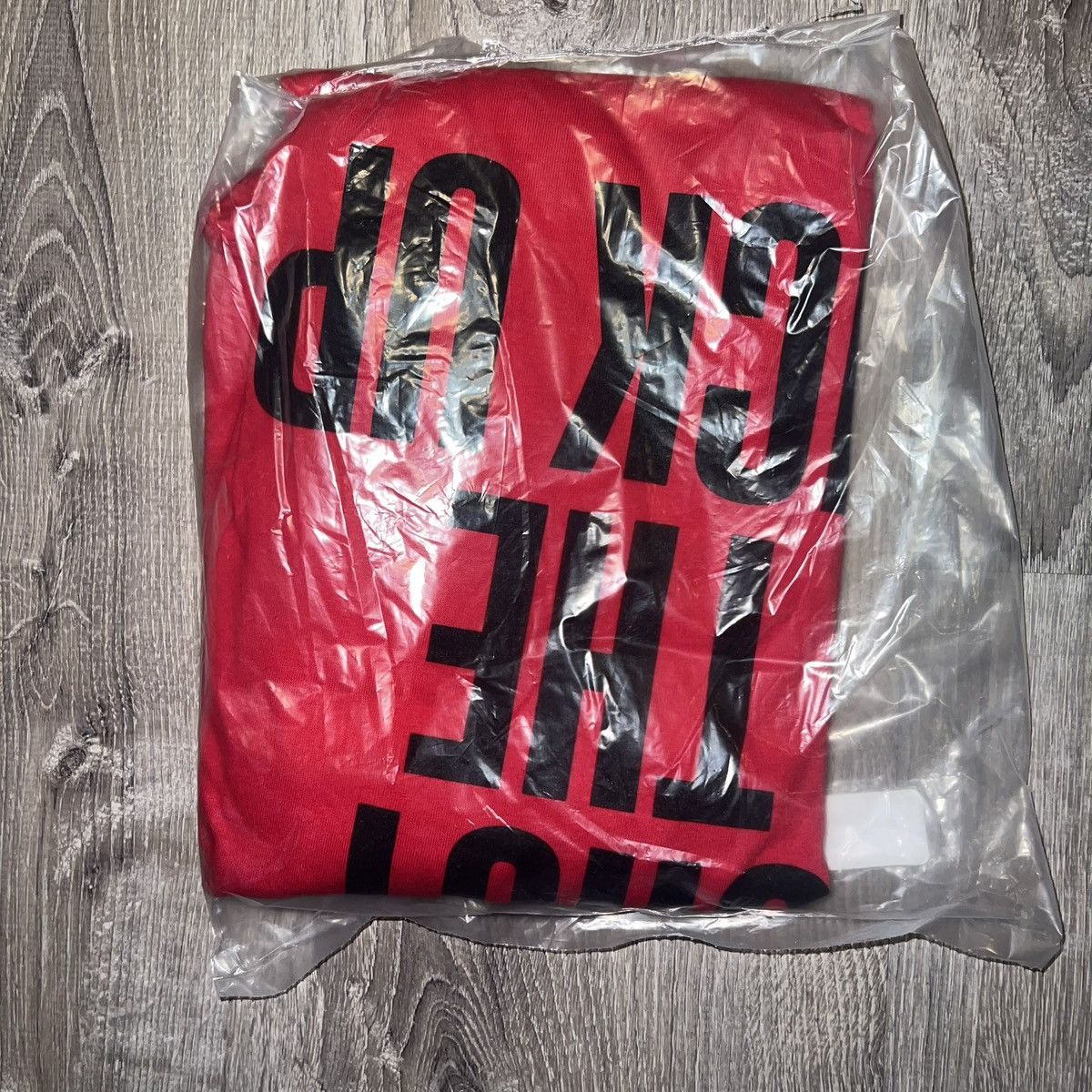 Number (N)ine × Supreme Supreme Number Nine Shut Up Tee Red Size: XXL Size US XXL / EU 58 / 5 - 6 Thumbnail