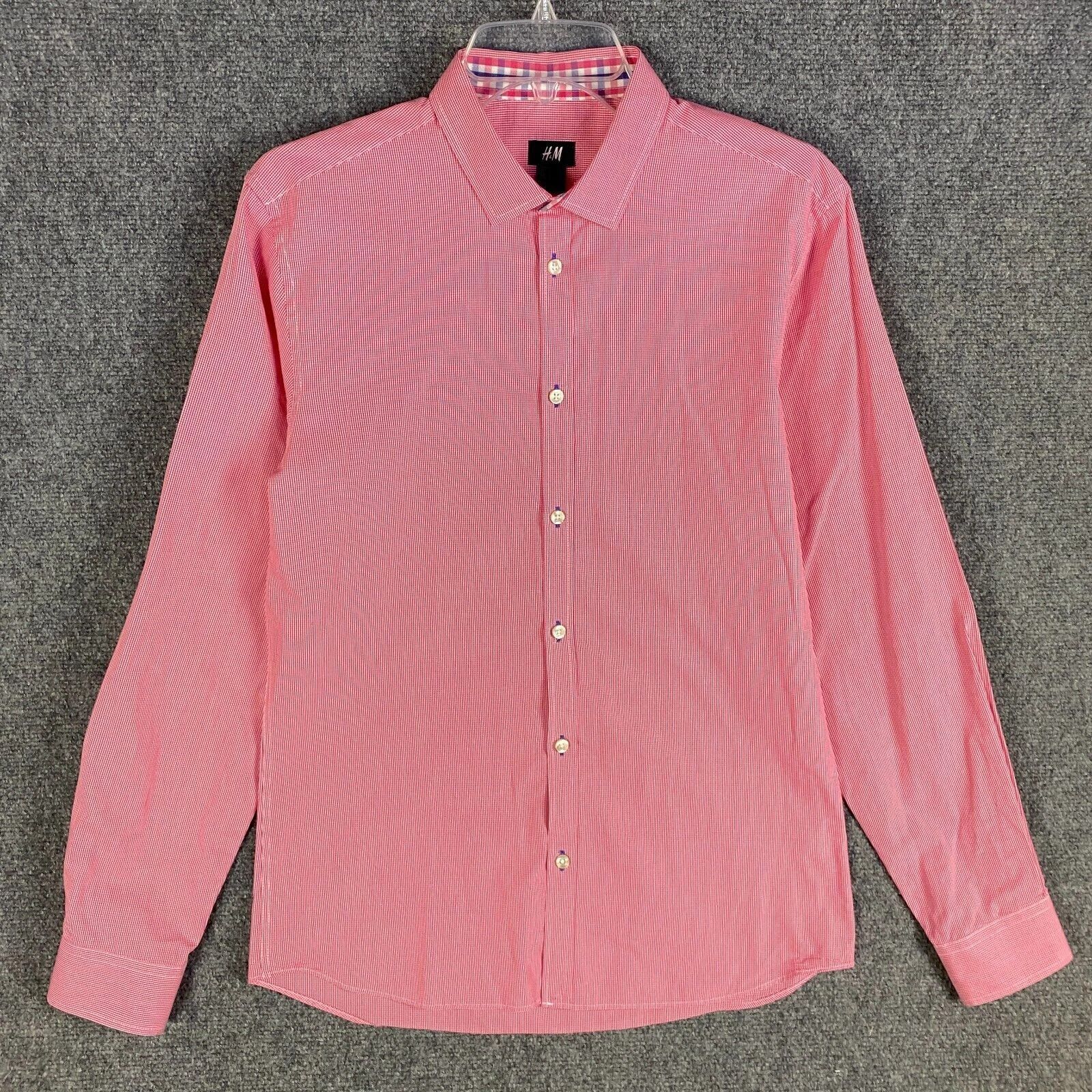 H&M H&M Button Up Shirt Men's Medium Long Sleeve 100% Cotton M Size US M / EU 48-50 / 2 - 1 Thumbnail
