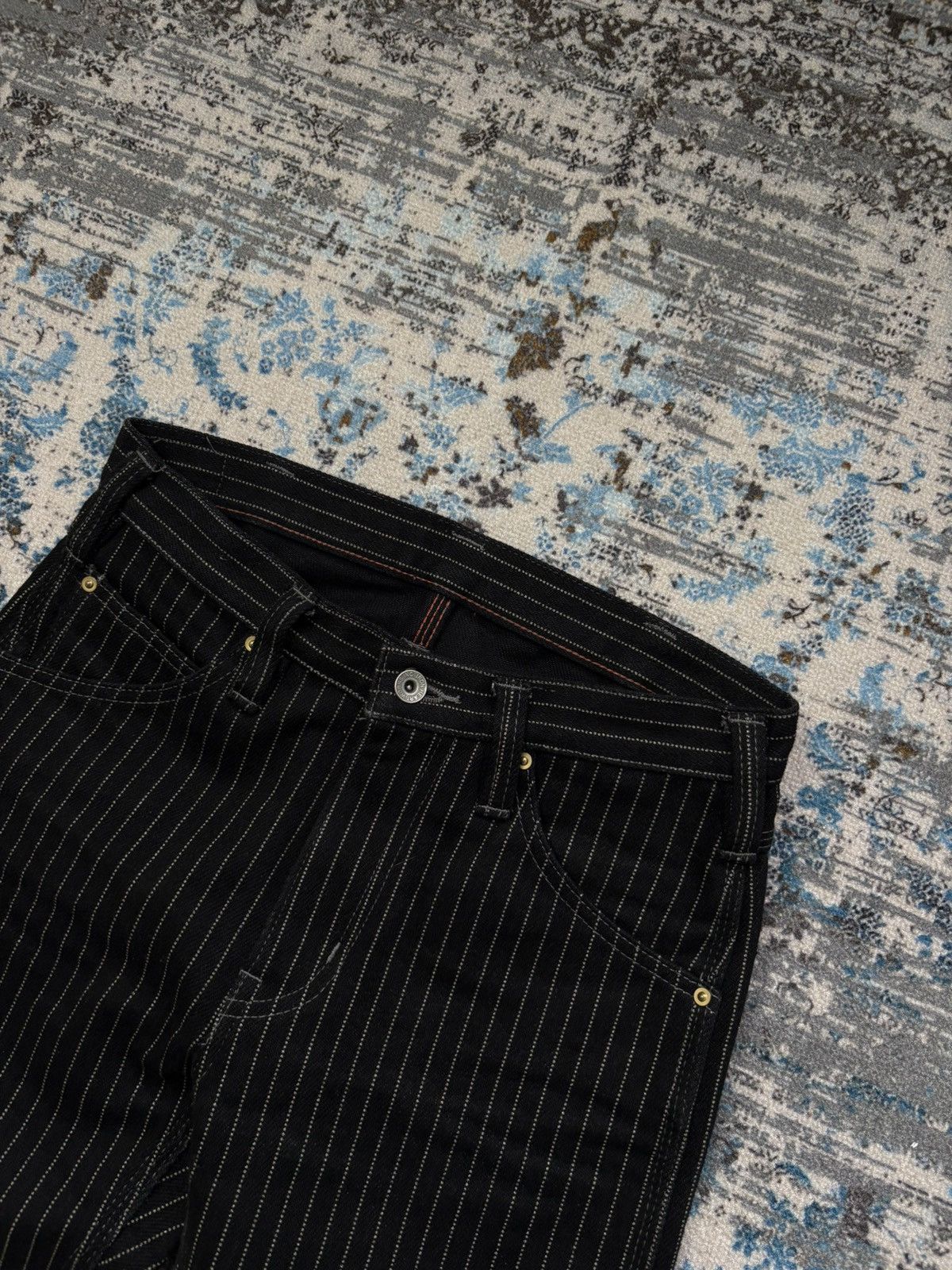 Iron Heart × Japanese Brand Iron heart striped pants motorcycle specialties Size US 28 / EU 44 - 4 Thumbnail