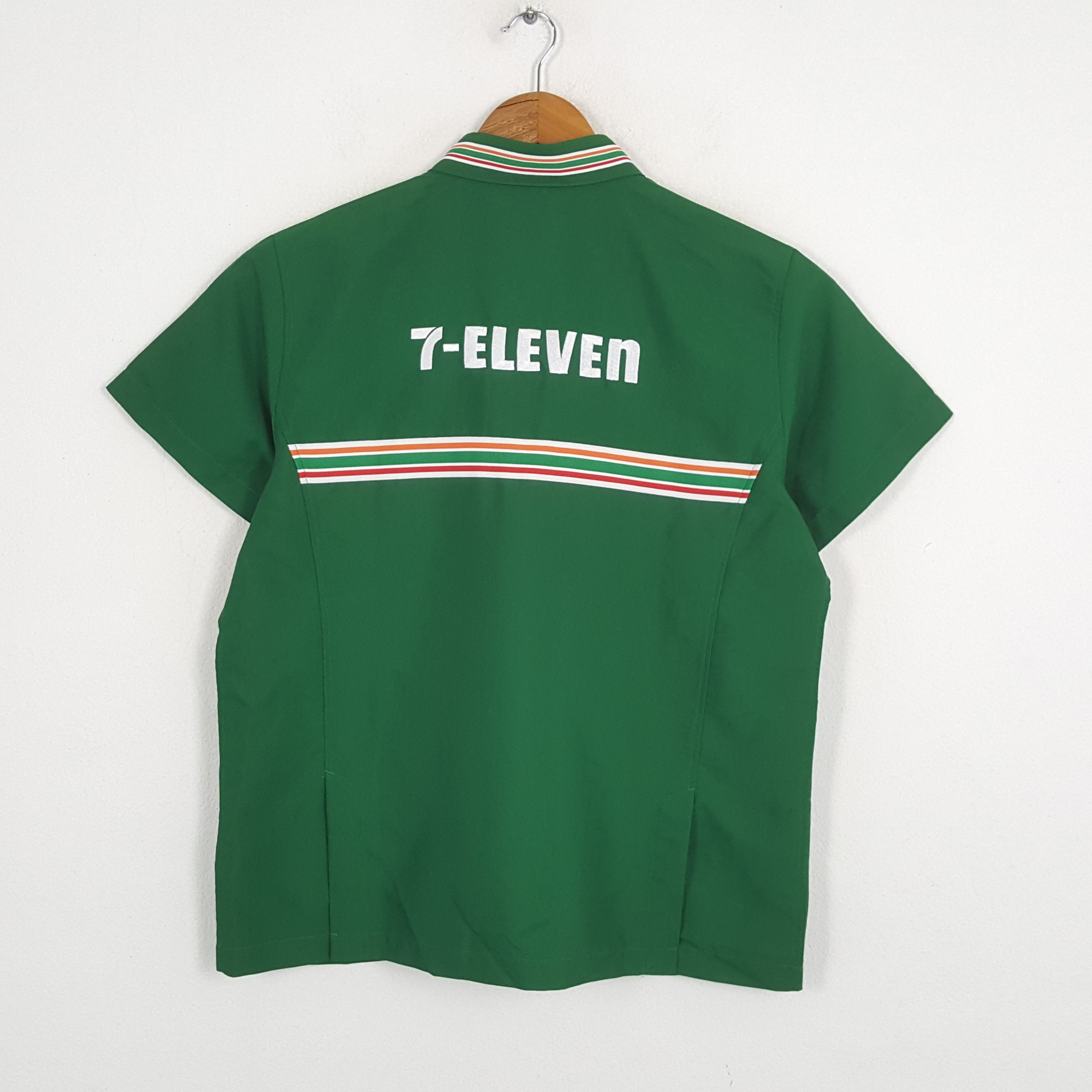 Japanese Brand × Vintage Vintage 7-ELEVEn Japanese Workers Uniform Shirt Jacket Size US L / EU 52-54 / 3 - 1 Thumbnail