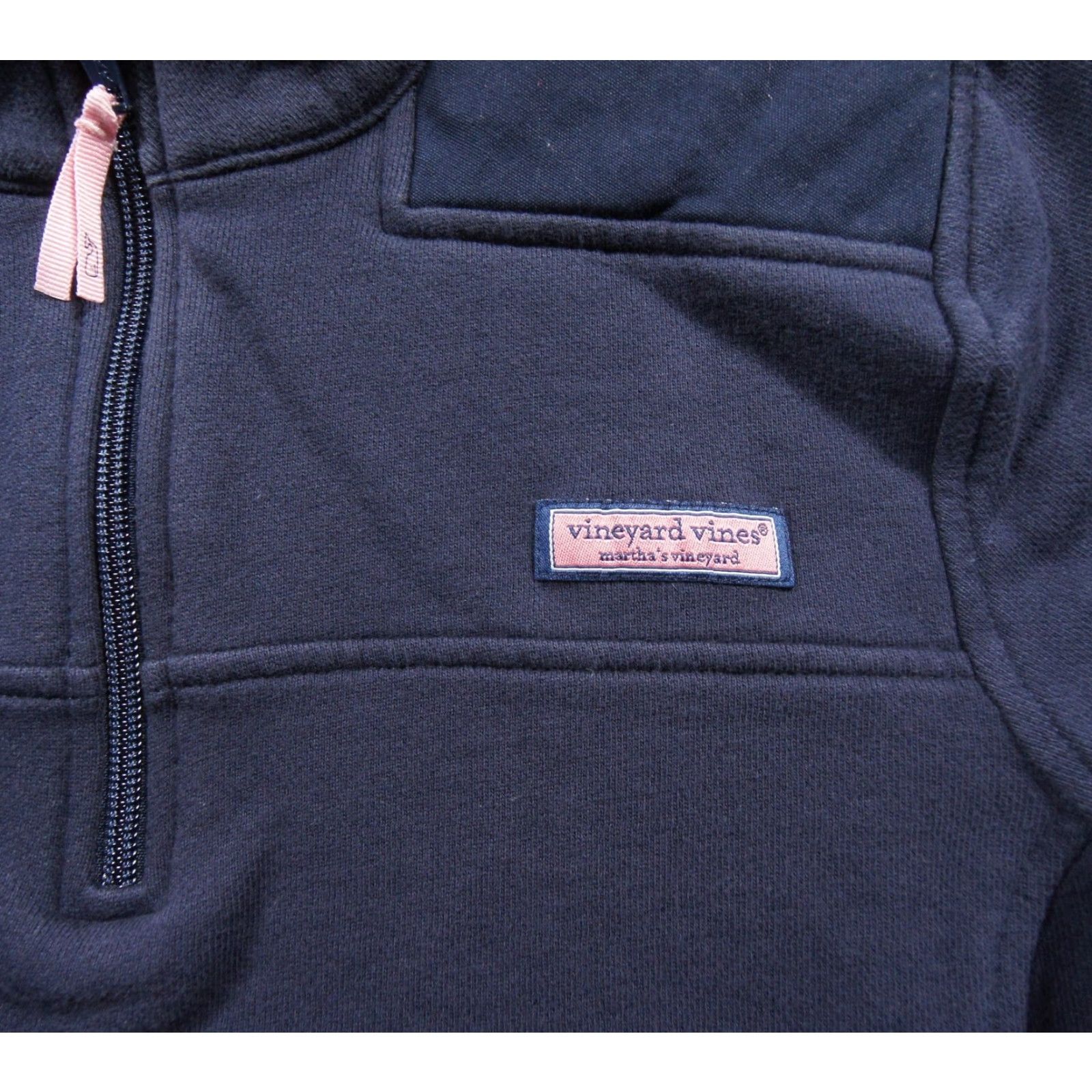Vineyard Vines Vineyard Vines Sweatshirt Womens Small Blue 1/4 Zip Pullover Mock Neck Ladies Size S / US 4 / IT 40 - 3 Thumbnail
