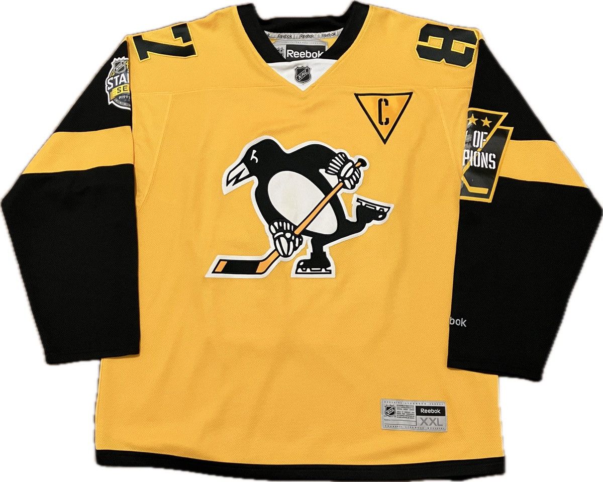 image of Pittsburgh Penguins Crosby 2017 Ss Reebok Nhl Hockey Jersey, Men's (Size 2XL)