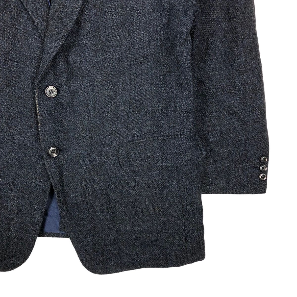 Harris Tweed 🔥Vintage Harris Tweed Harringbone Wool Jacket Double Breast Size US M / EU 48-50 / 2 - 5 Thumbnail