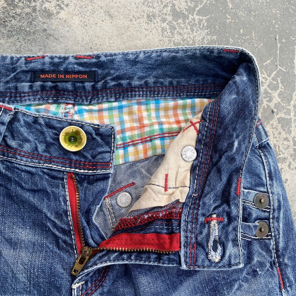 Japanese Brand × Vintage ET BOITE Made In Nippon Flared Jeans KAPITAL STYLE Size 24" / US 00 / IT 34 - 7 Thumbnail