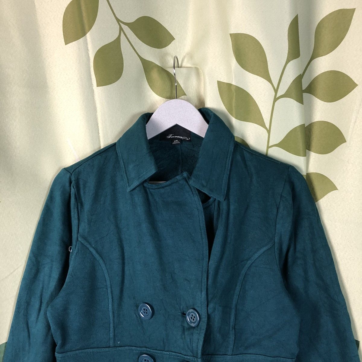 Japanese Brand Forever2 Green jacket vintage Blazer #7427 Size S / US 4 / IT 40 - 2 Thumbnail