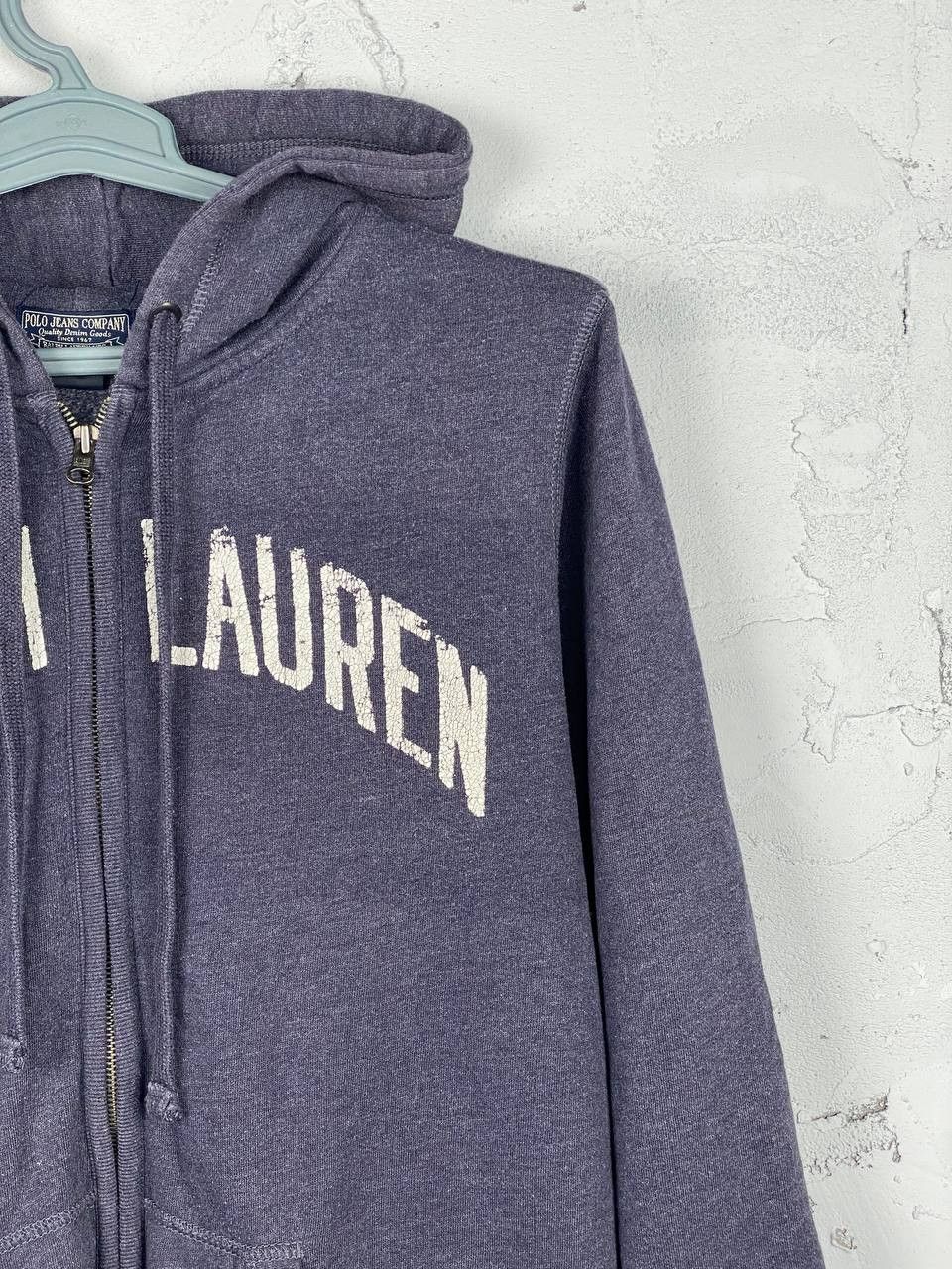 Polo Ralph Lauren × Rugby Ralph Lauren Vintage Polo Ralph Lauren Zip Up Hoodie Rare Avantgarde Size US XL / EU 56 / 4 - 4 Thumbnail