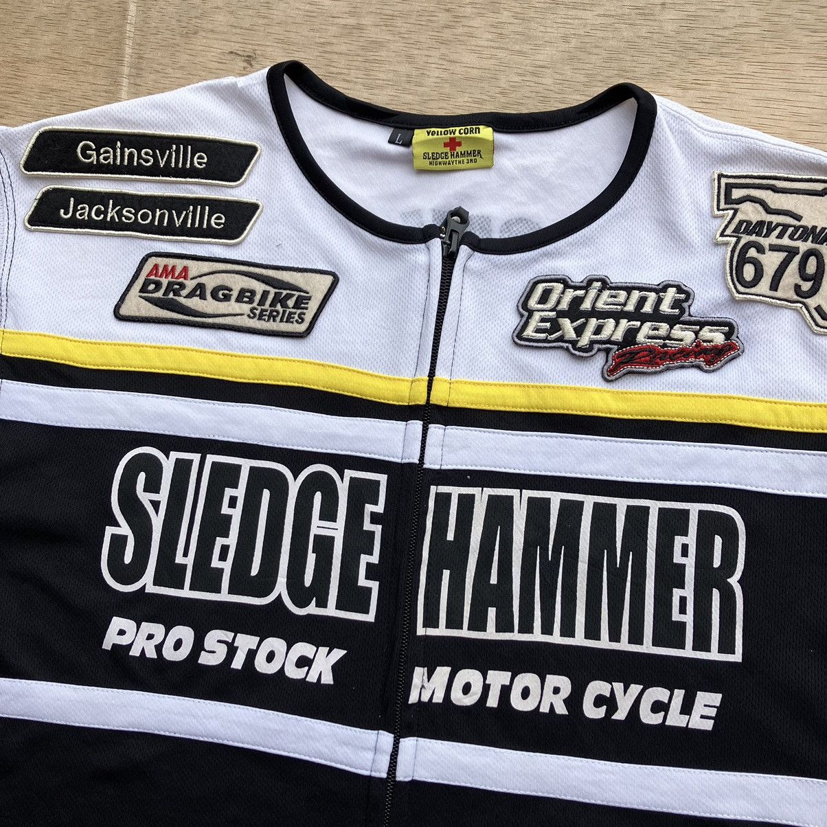 Japanese Brand × YELLOW CORN YELLOW CORN FULLZIP JERSEY RACING SHORT SLEEVE Size US L / EU 52-54 / 3 - 2 Thumbnail