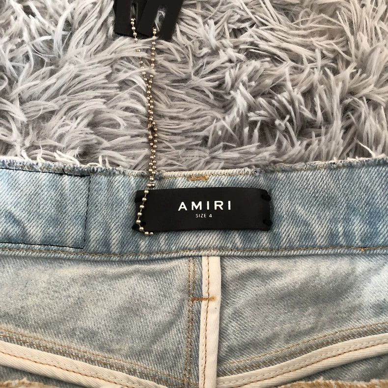 Amiri Amiri ripped mini skirt shorts Size XL / US 12-14 / IT 48-50 - 3 Thumbnail