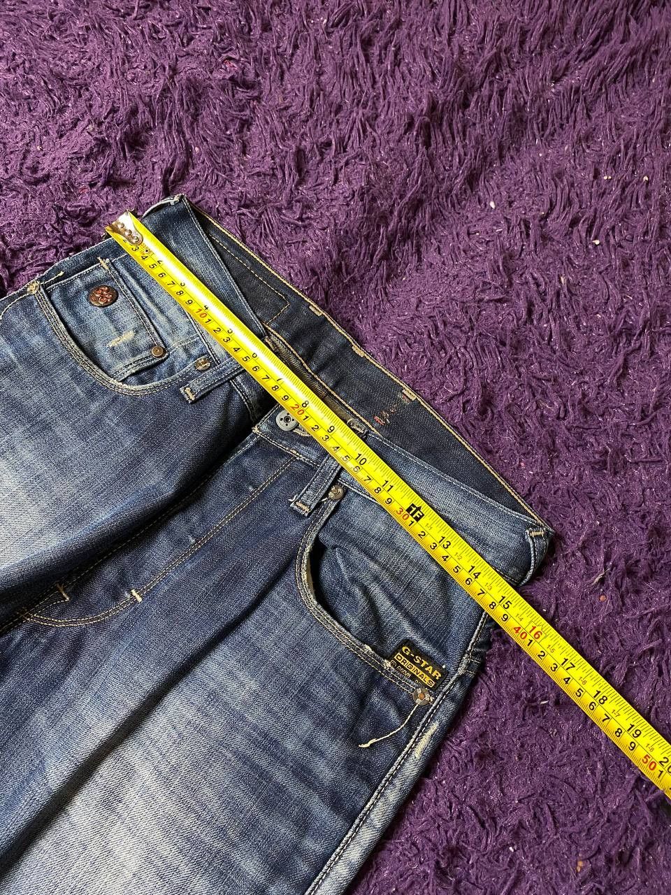 G-Star × Vintage Rare Hype Vintage 90s Denim Pants Y2K Size US 29 - 17 Thumbnail