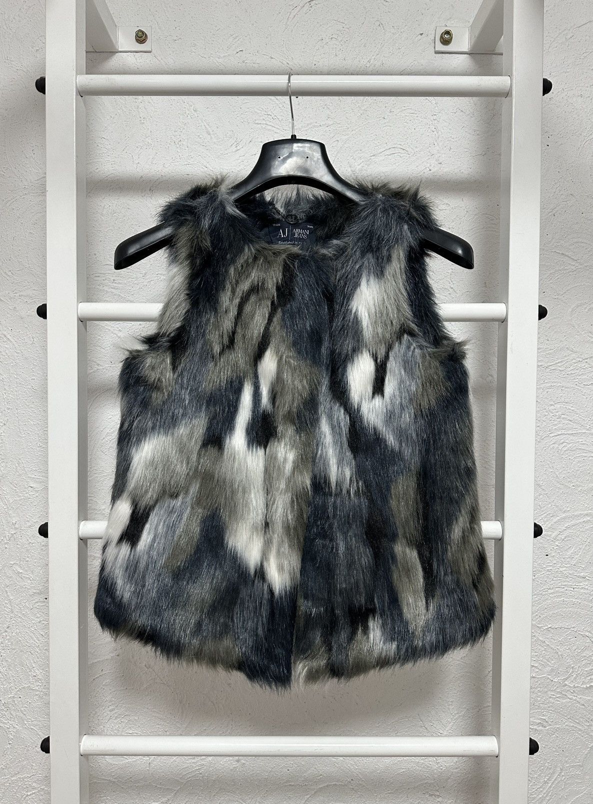 Armani Jeans Faux Fur Vest M Size Hysteric Glamour
