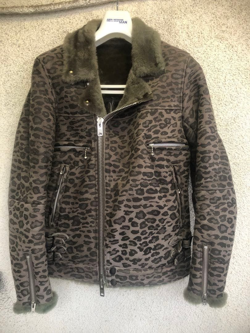 Undercover 08AW UNDERCOVER leopard shearling leather jacket 2 Size US M / EU 48-50 / 2 - 1 Thumbnail