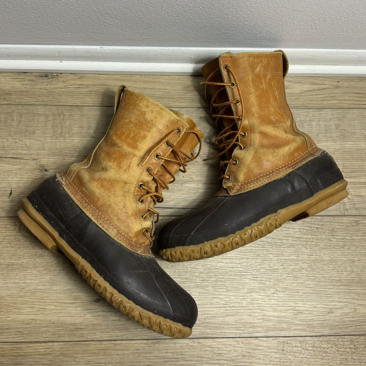 L.L. Bean Made In Usa Vintage 70 s LL Bean 10 Duck Hunting Boots Size 9 N No Insoles Grailed