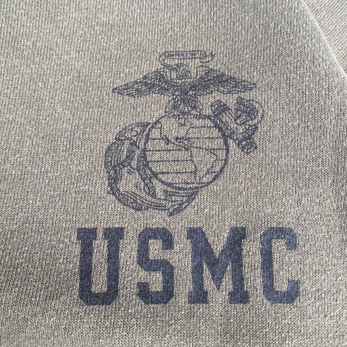 Vintage 90s USMC olive sweatshirt SC011 Size US M / EU 48-50 / 2 - 3 Thumbnail