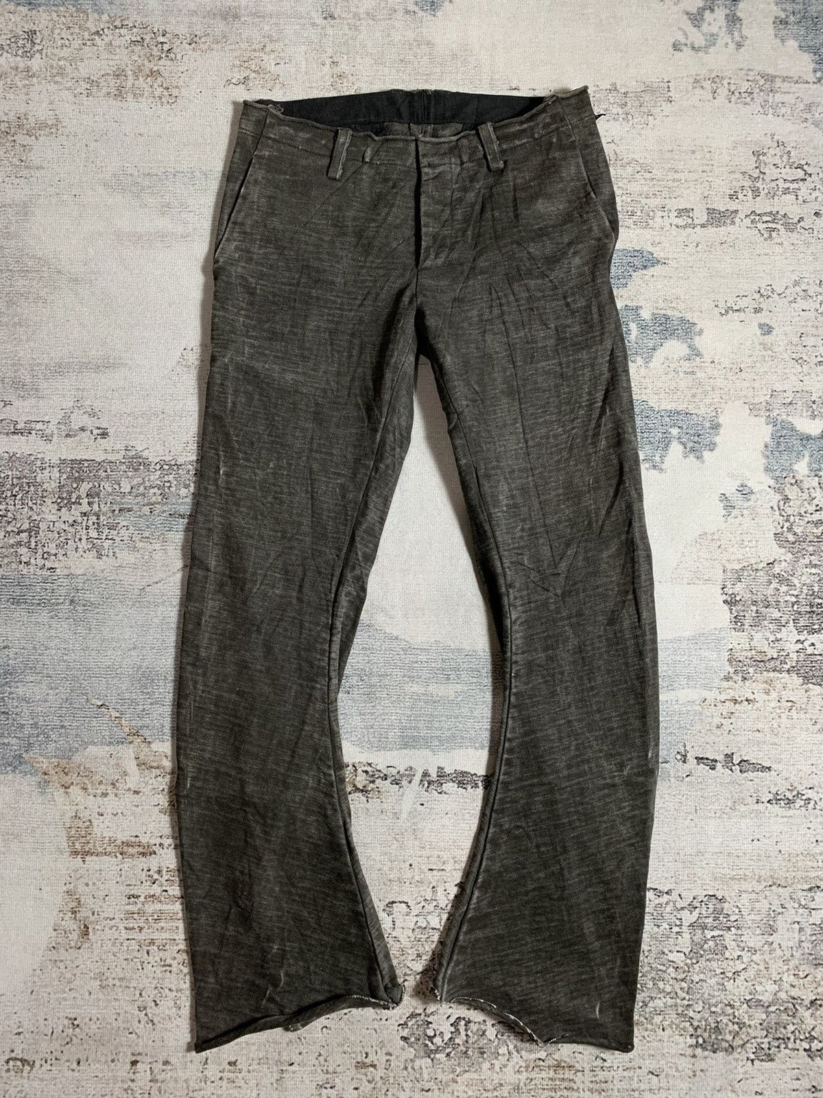 GOA Flared jeans distressed wjk low rise japanese brand Size US 30 / EU 46 - 1 Thumbnail