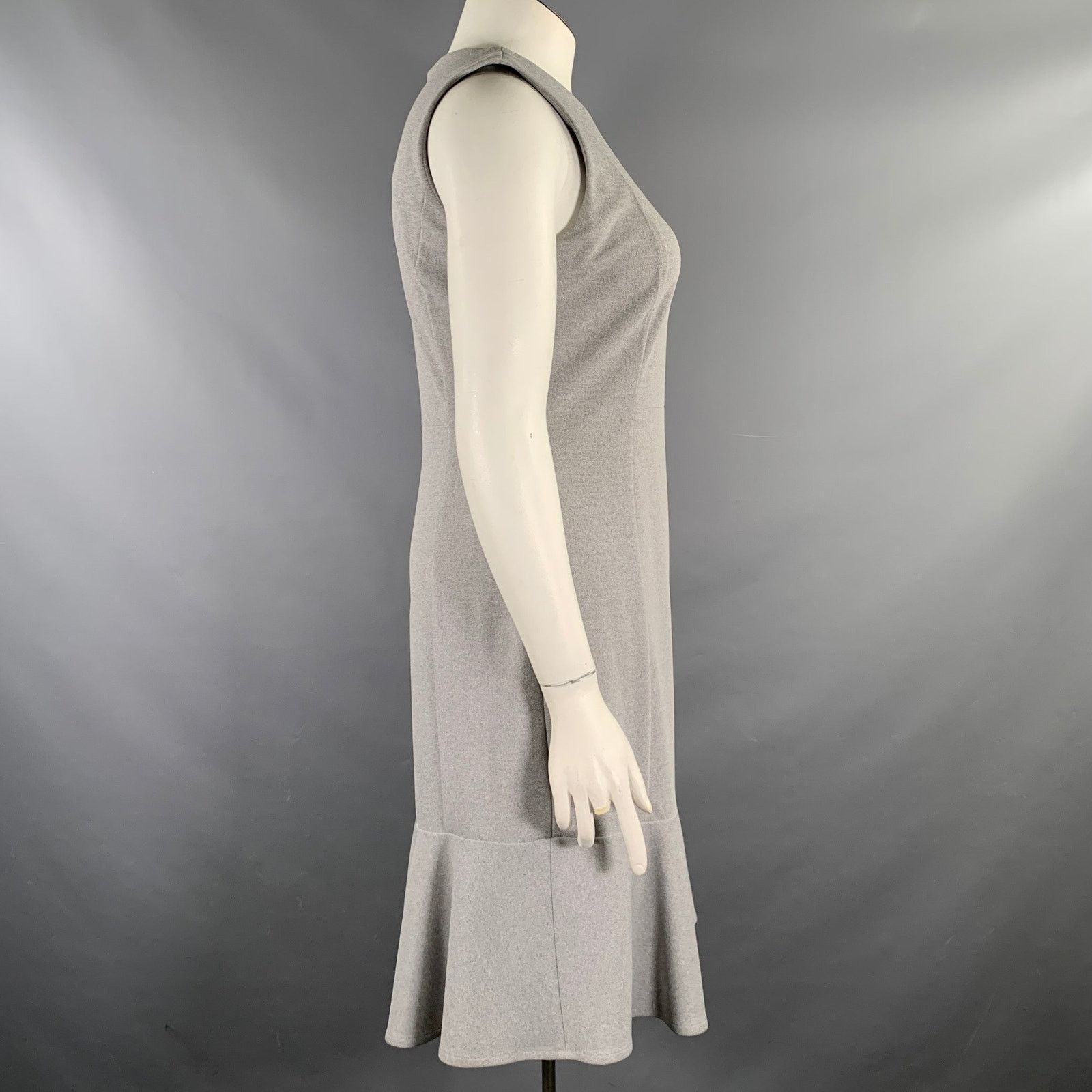 Calvin Klein Size 12 Gray Polyester Blend Heather Sleeveless Dress Size XL / US 12-14 / IT 48-50 - 2 Thumbnail