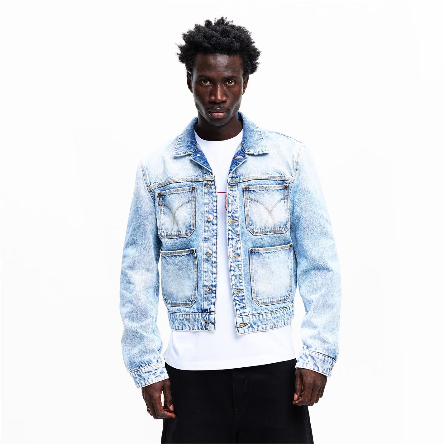 Dsquared2 o1g2r1mq0426 Diagonale Wash 70s Jacket in Blue Size US M / EU 48-50 / 2 - 3 Thumbnail