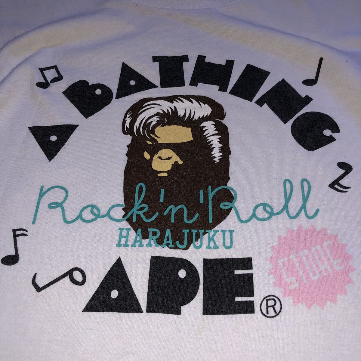 Bape A Bathing Ape Rock N Roll Harajuku Store Size US L / EU 52-54 / 3 - 2 Thumbnail