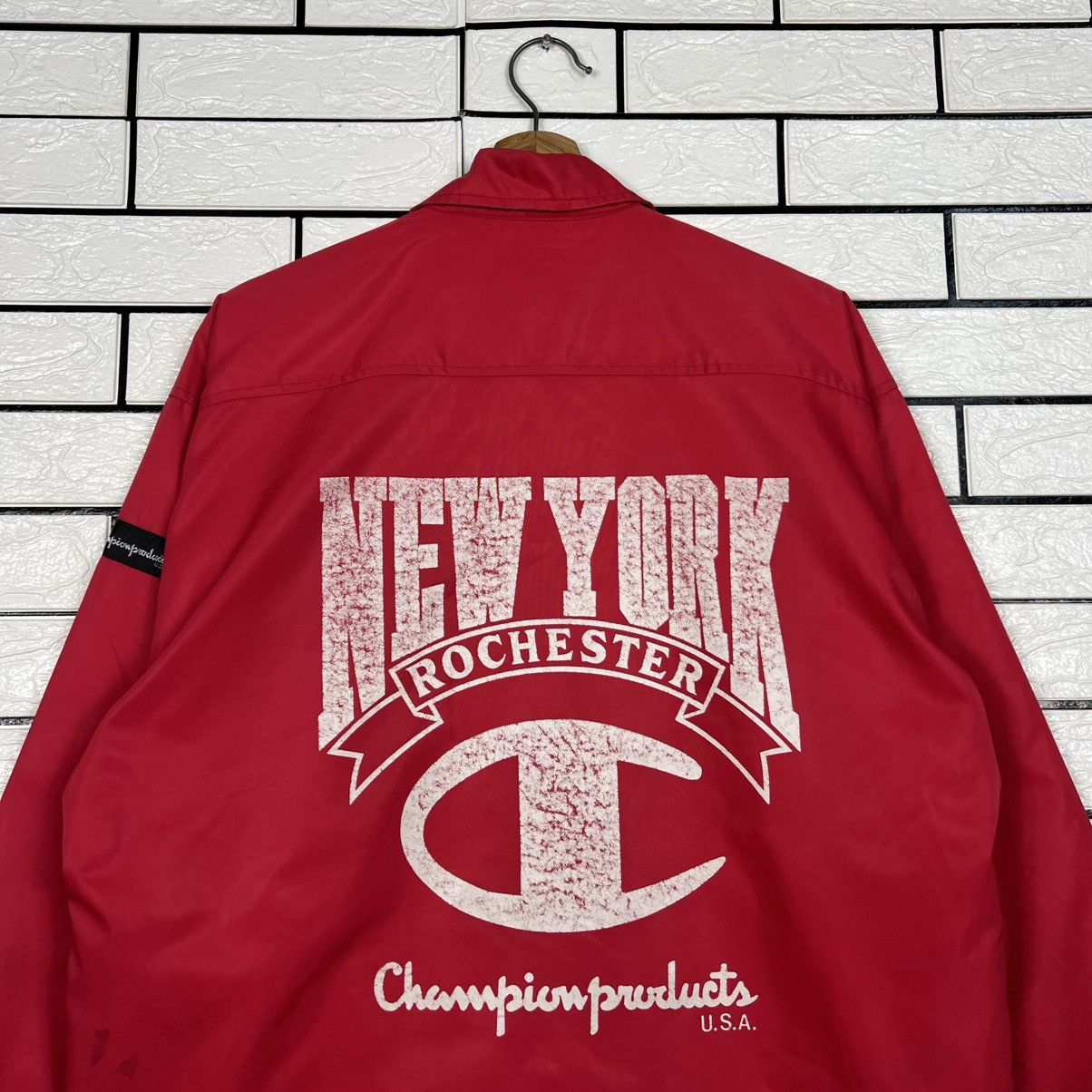 Champion Vintage CHAMPION New York Rochester Coach Jacket #4033-C183 Size US L / EU 52-54 / 3 - 2 Thumbnail