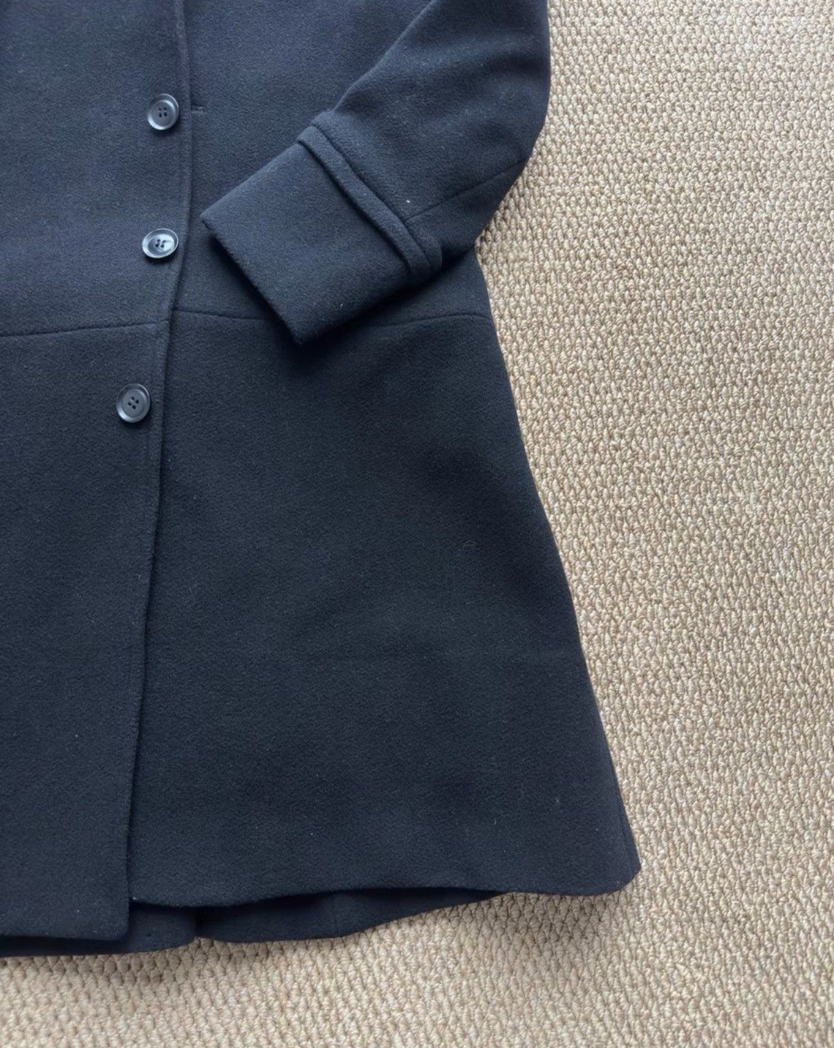 Christopher Nemeth Christopher Nemeth Black Wool Coat K23 Size US M / EU 48-50 / 2 - 2 Thumbnail