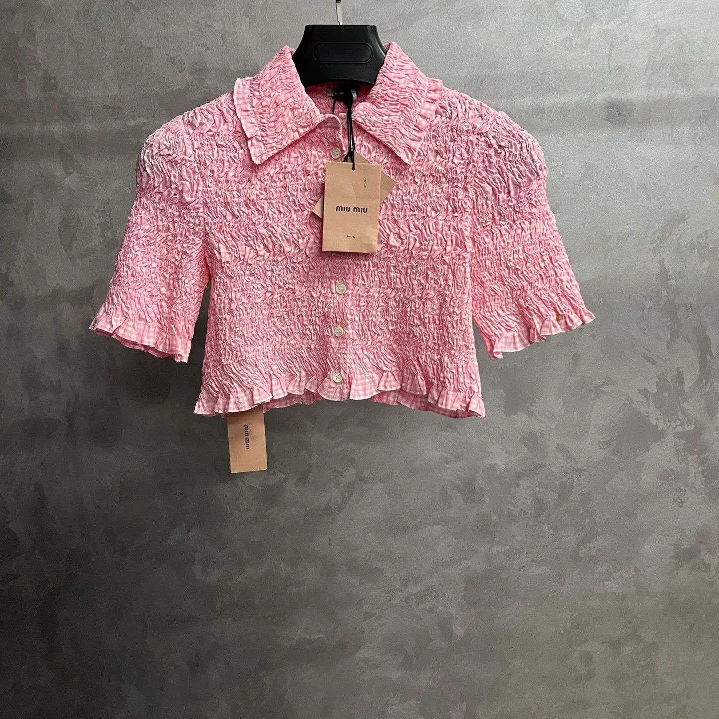 Miu Miu Miu Miu Cropped Pink Dress 40 Women Size M / US 6-8 / IT 42-44 - 1 Thumbnail