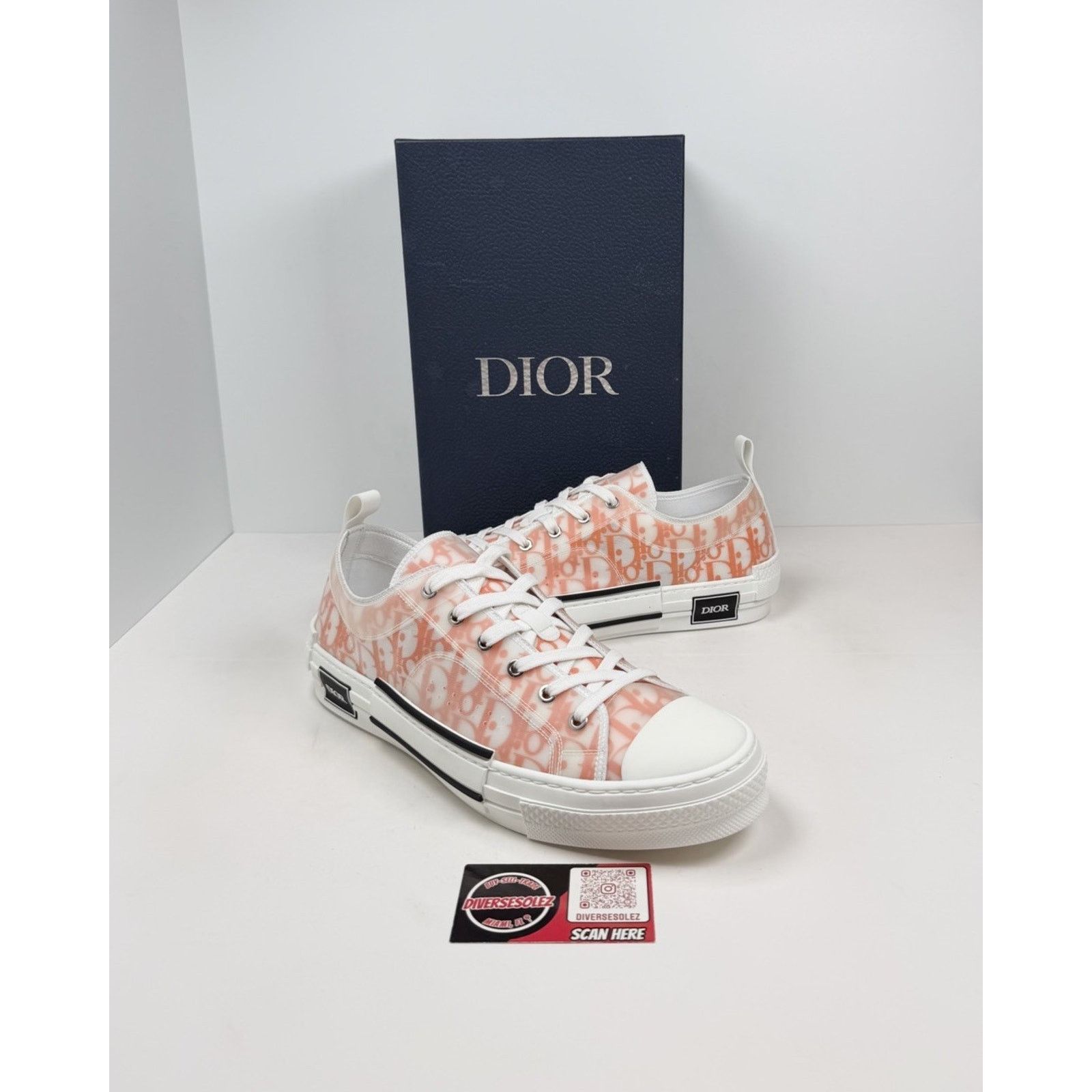 Dior Size 46EU/13US - Dior B23 Oblique Orange Low NEW Size US 13 / EU 46 - 1 Thumbnail