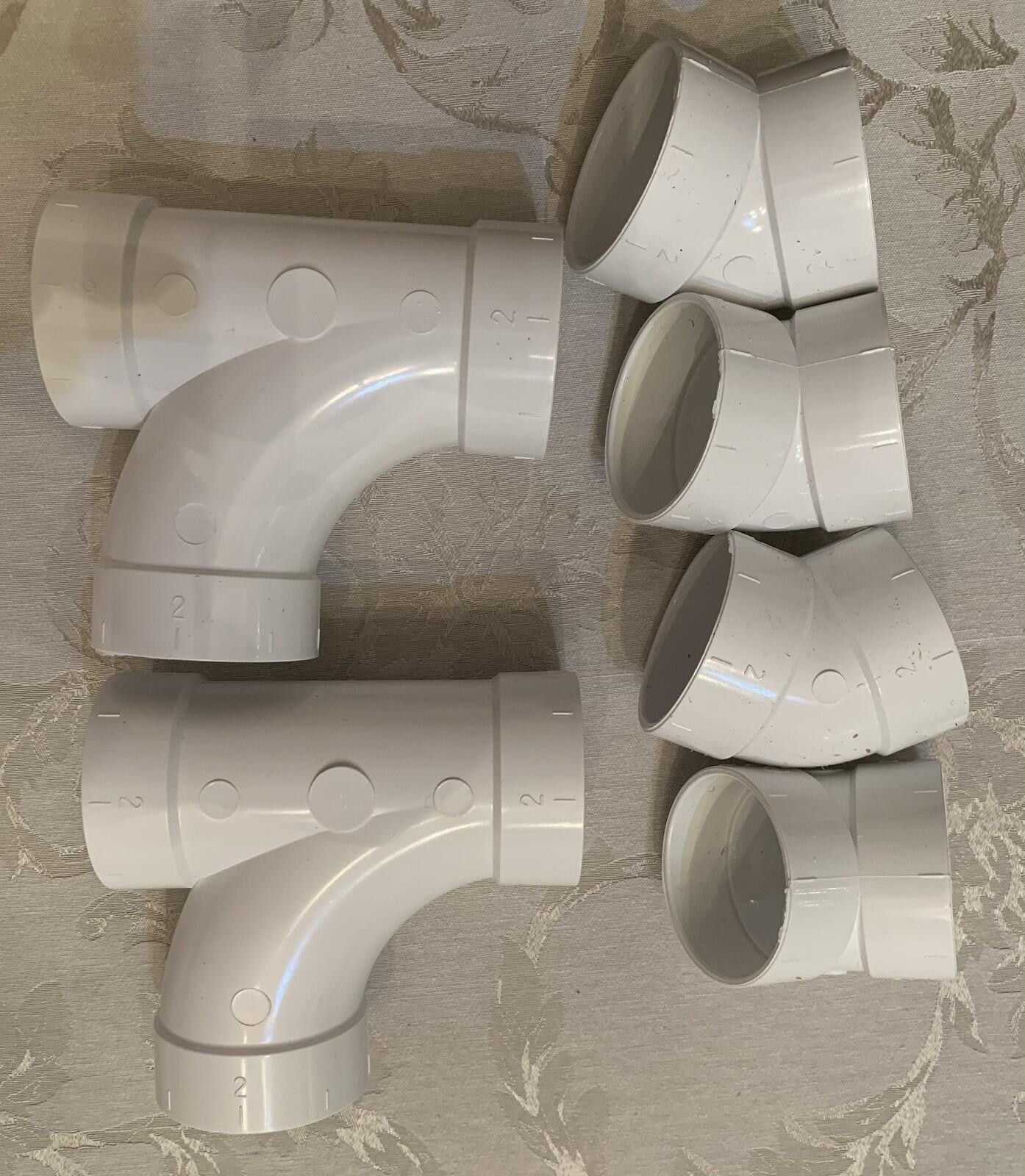 The Unbranded Brand Schedule 20 Central Vacuum 2” Diameter Pipe Connectors Size ONE SIZE - 1 Thumbnail