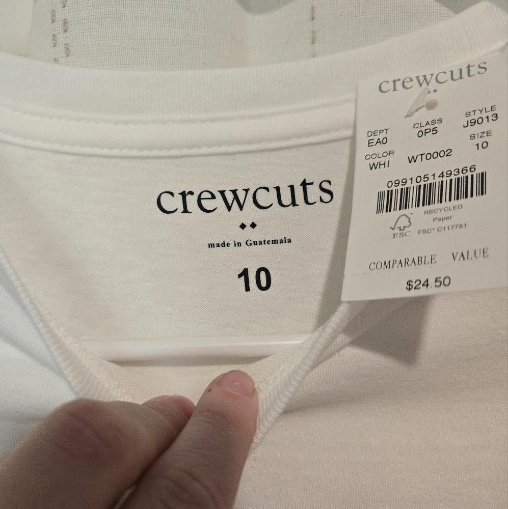 Designer Crewcuts Boys Long Sleeve Cotton Jersey Pocket Tee Size US XXS / EU 40 - 4 Thumbnail